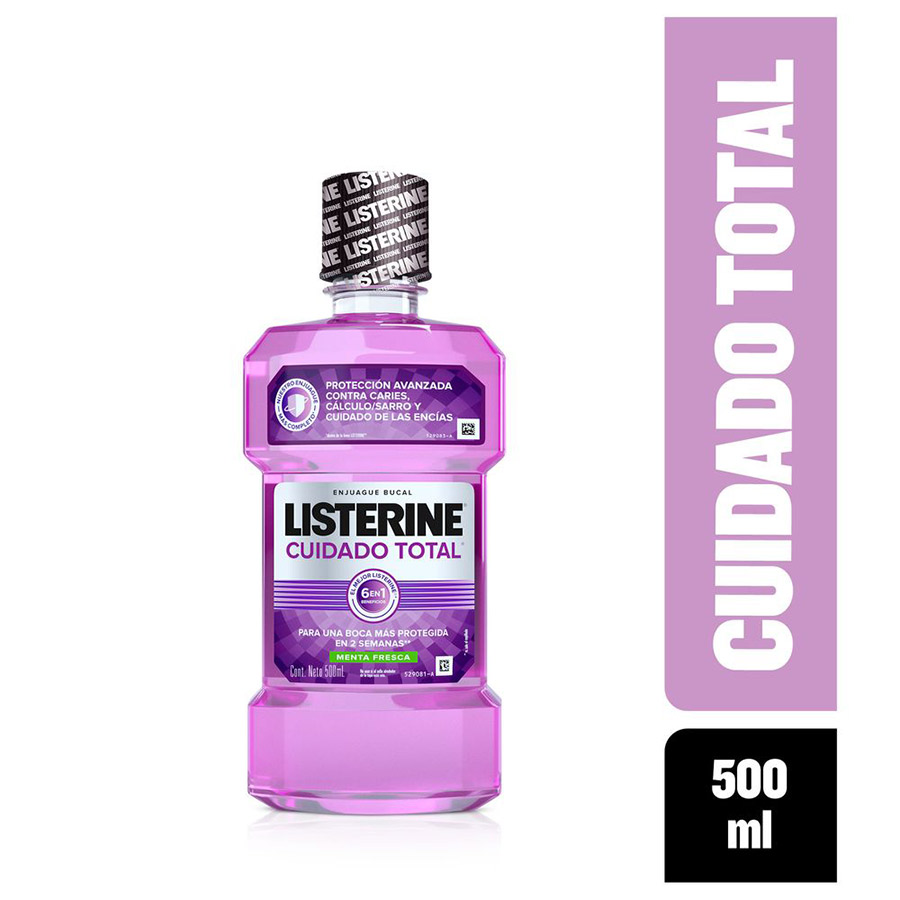 Imagen de Enjuague bucal listerine cuidado total 500 ml