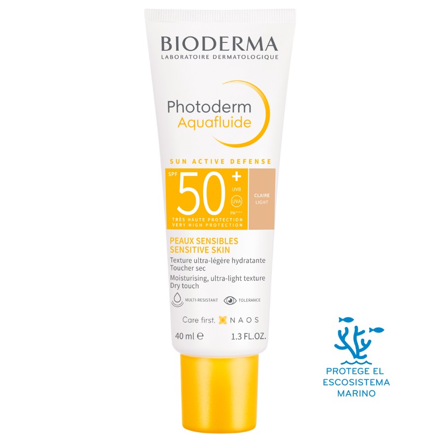 Imagen de Bloqueador bioderma max aquafluide fps 50 tono claro 40 ml