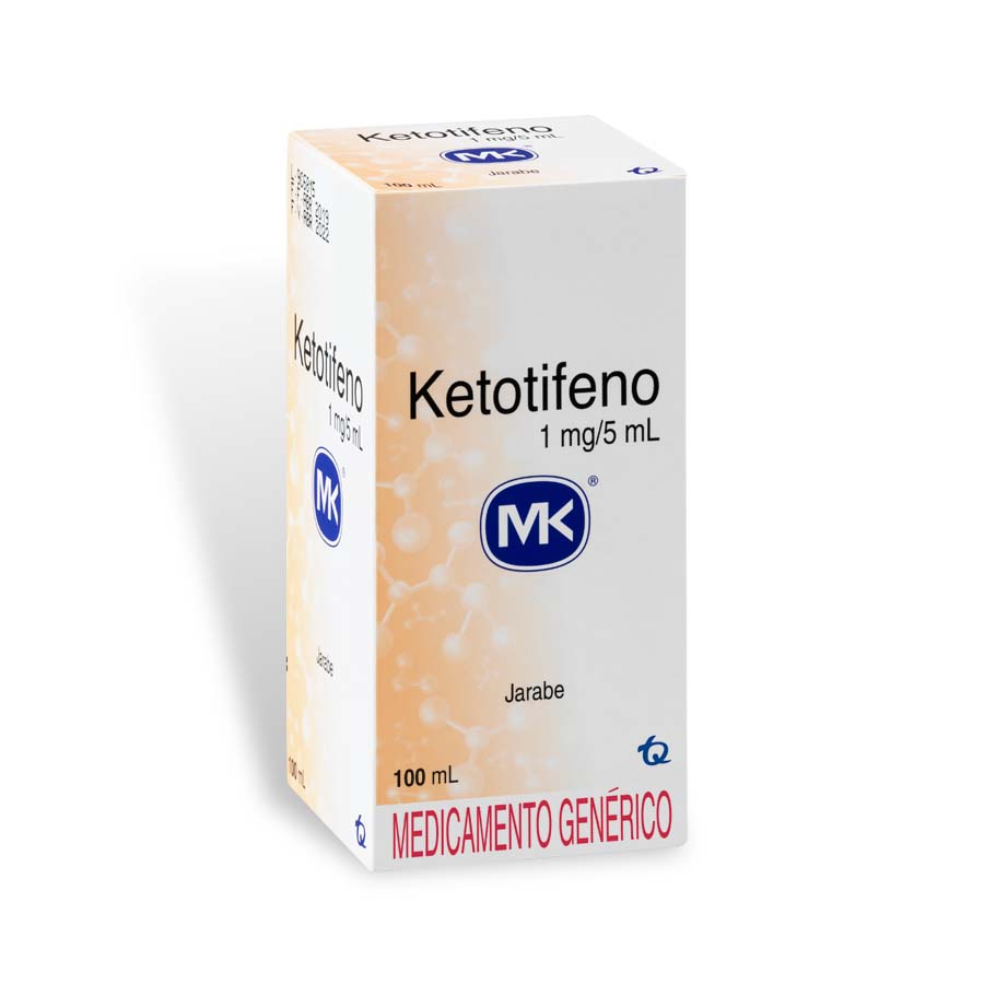 Imagen de Ketotifeno 1mg/5ml tecnoquimicas - genericos jarabe