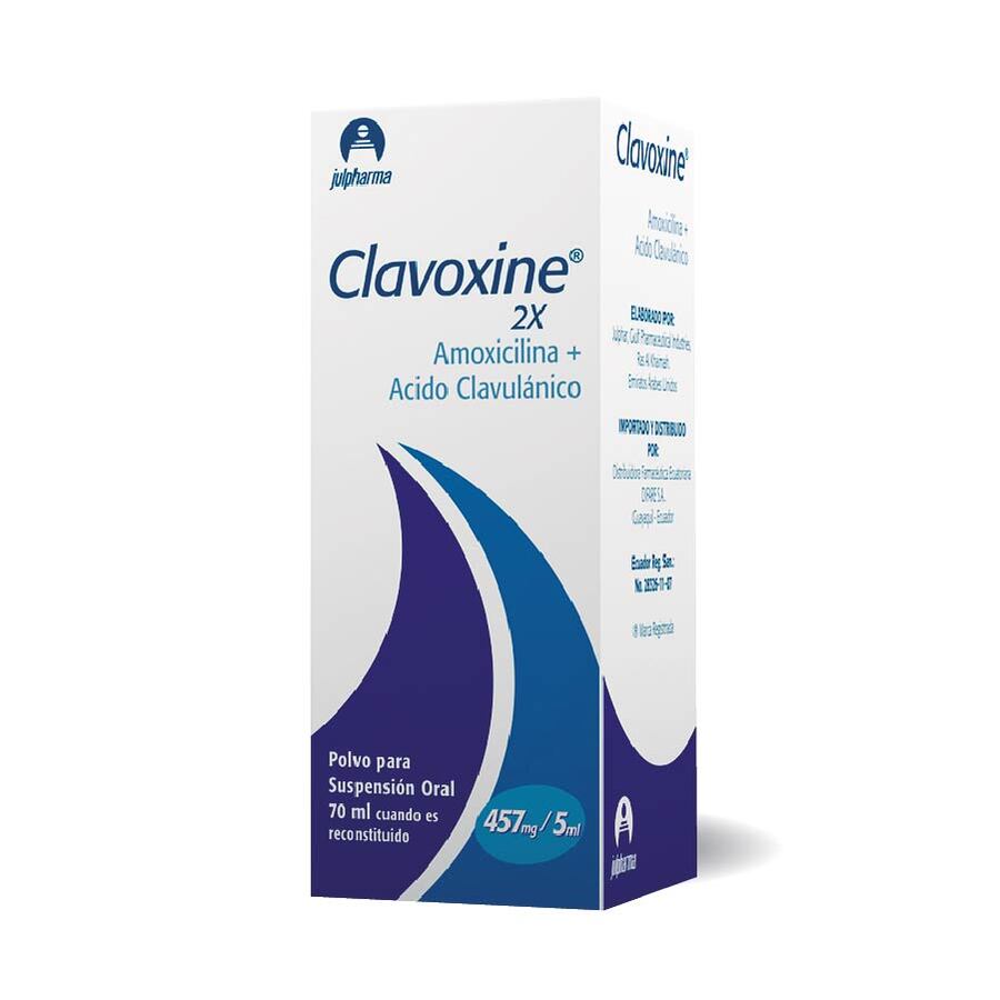 Imagen de Clavoxine 400/57mg dyvenpro farma eticos 1 suspensión limón
