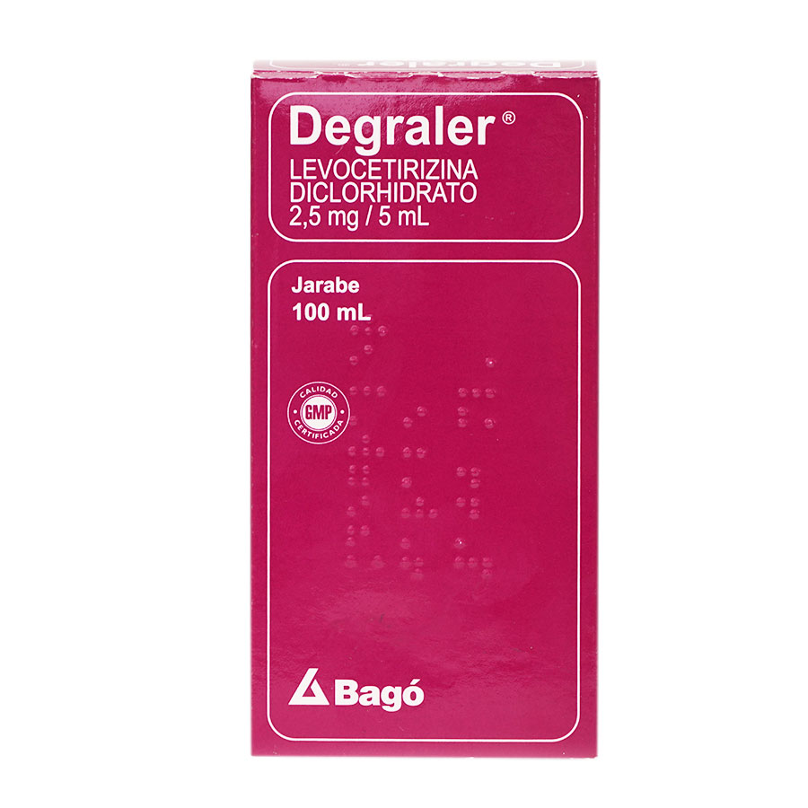 Imagen de  DEGRALER 2.5 mg Jarabe 100 ml
