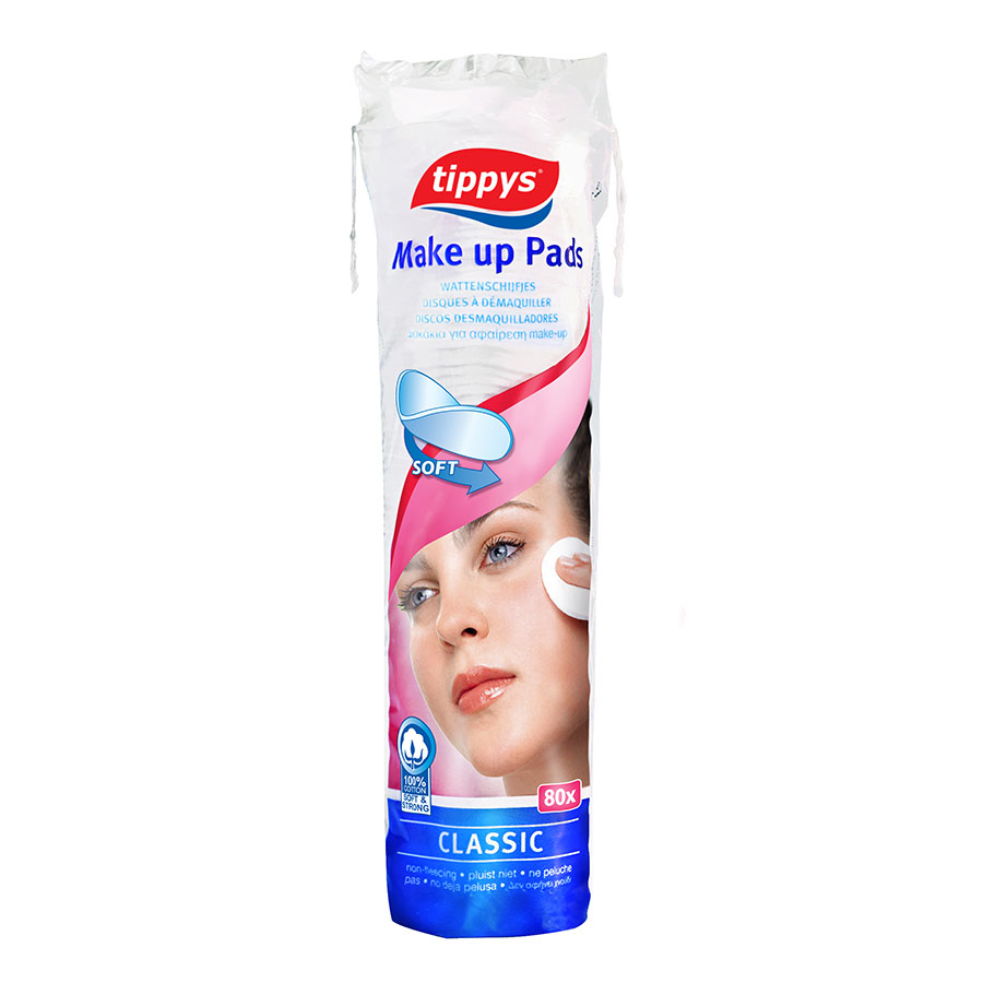 Imagen de Desmaquillante tippys soft pads 80 pads