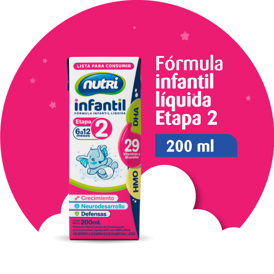 Imagen de Fórmula infantil nutri infantil etapa 2 líquido 200 ml