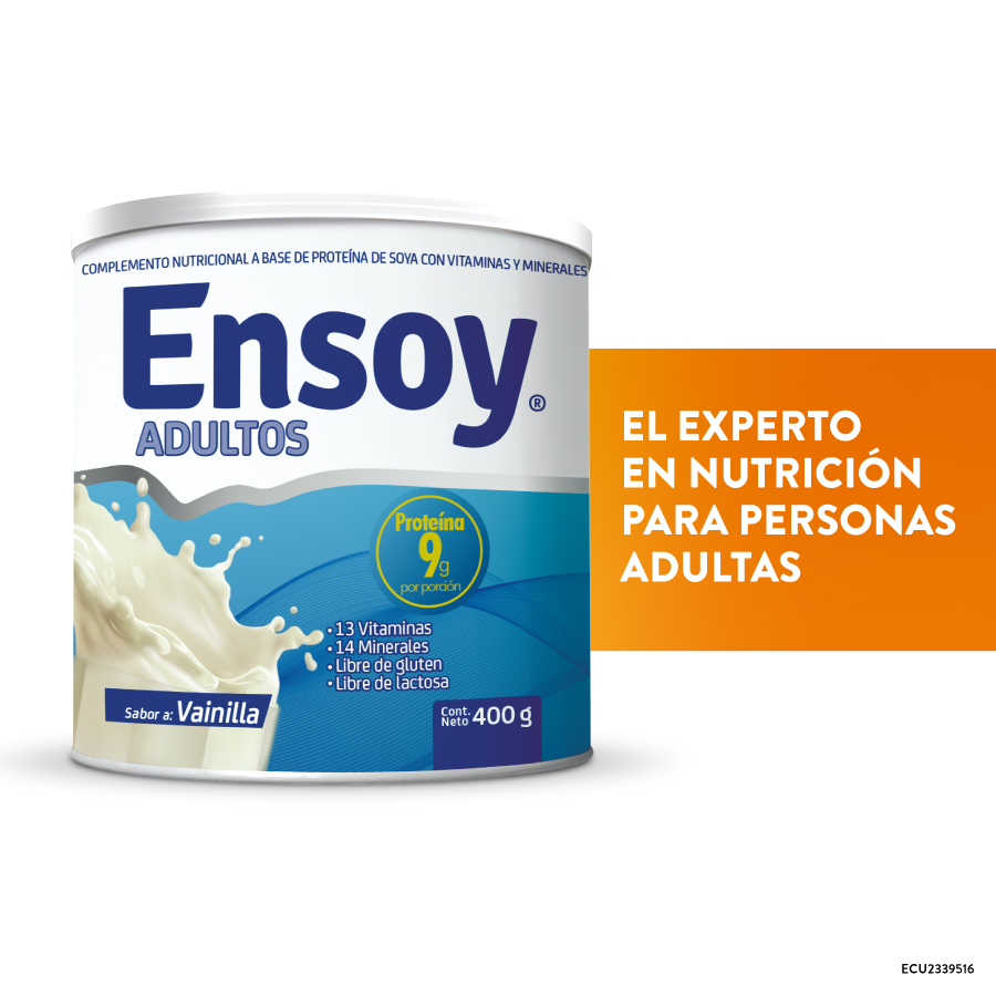 Imagen de Ensoy adultos en polvo vainilla 400 g