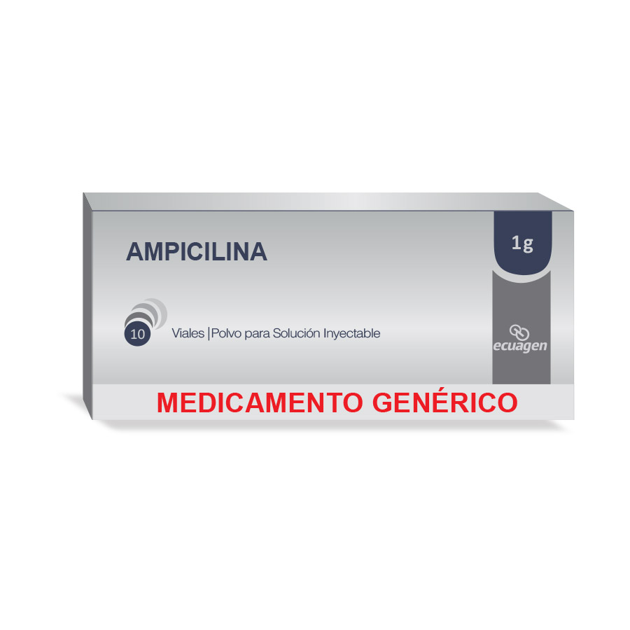Imagen de  AMPICILINA 1000 mg ECUAGEN x 100 Tableta