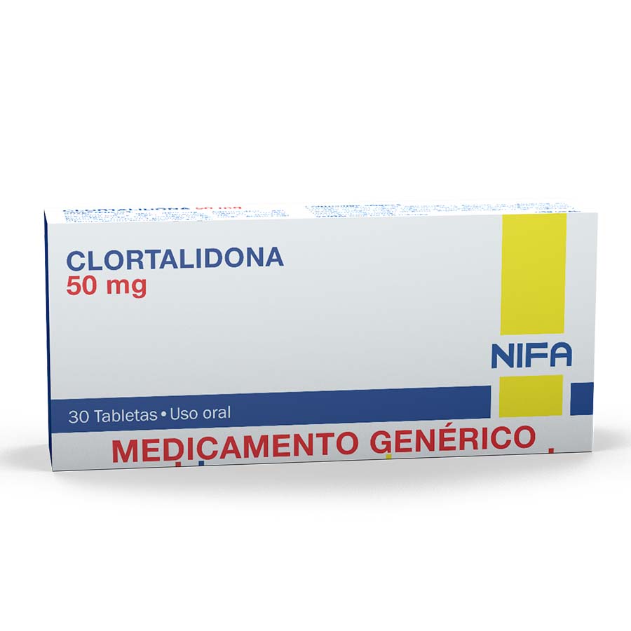 Imagen para Clortalidona 50mg Garcos Nifa Genericos Tableta                                                                                  de Pharmacys
