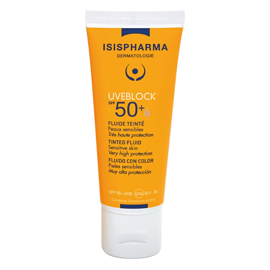 Imagen de Bloqueador Isis Pharma Tinte Fluido Spf 50 En Crema Fps 50 40 ml