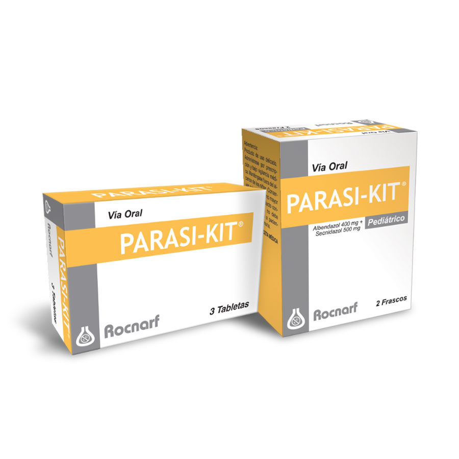 Imagen de  PARASI-KIT 400 mg x 500 mg ROCNARF Suspensión