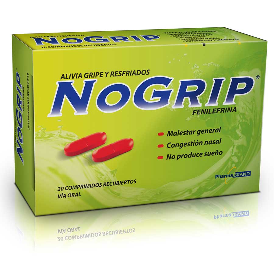 Imagen de  NOGRIP Comprimido Recubierto x 20