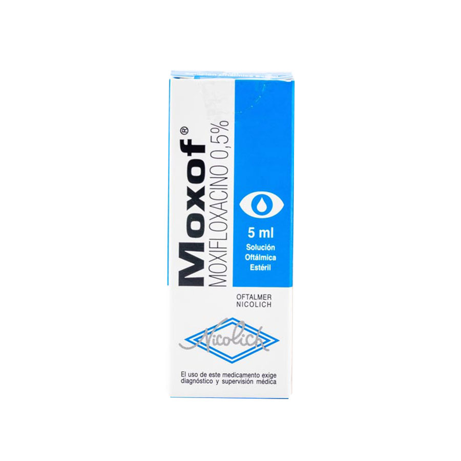 Imagen de Moxof 0.5% ecuaquimica - saval solución oftálmica