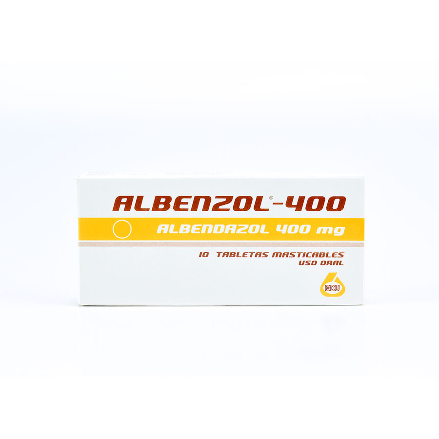 Imagen para  ALBENZOL 400 mg ECU x 10 Tableta                                                                                                de Pharmacys