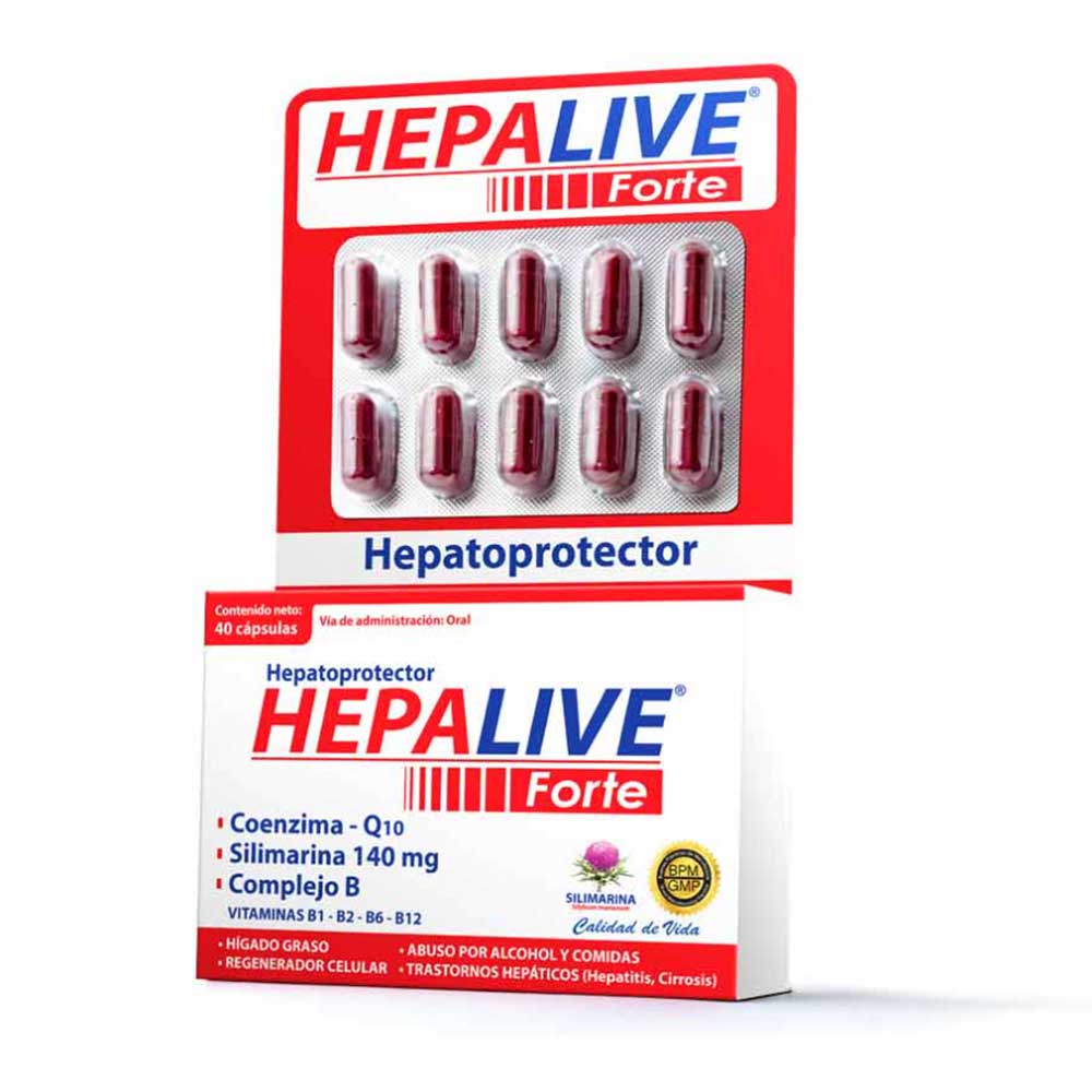 Imagen de Hepalive forte cápsulas x 40