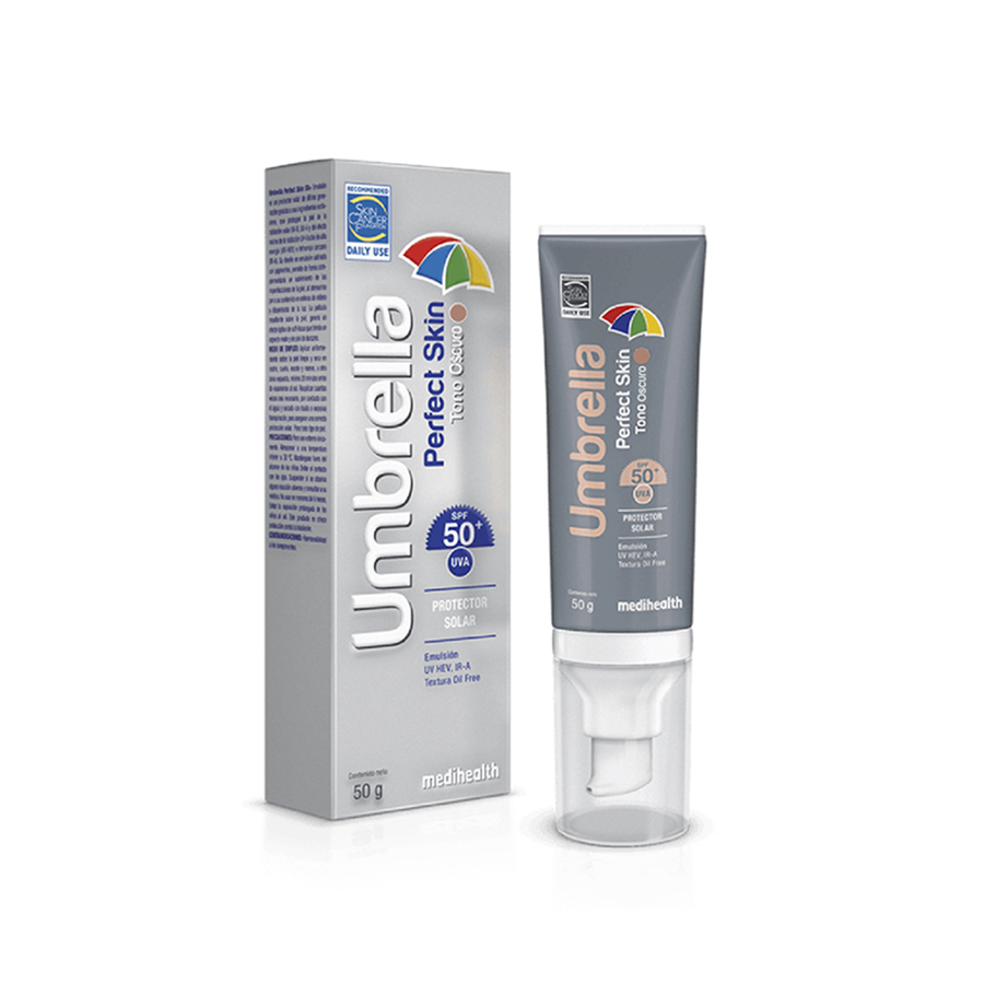 Imagen de Protector solar umbrella perfect skin fps 50 tono oscuro 50 g