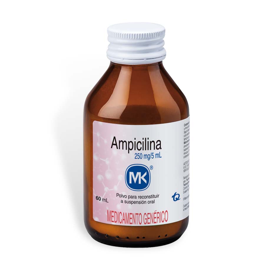 Imagen de Ampicilina 250mg/5ml tecnoquimicas - genericos suspensión