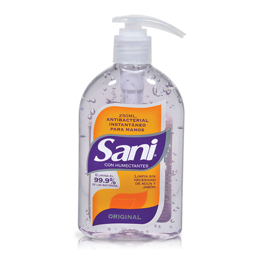 Imagen de Desinfectante de manos sani original gel 250 ml
