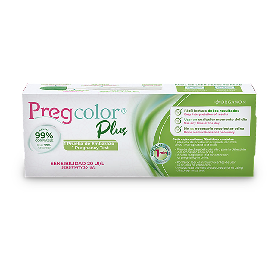 Imagen de Prueba de embarazo pregcolor plus