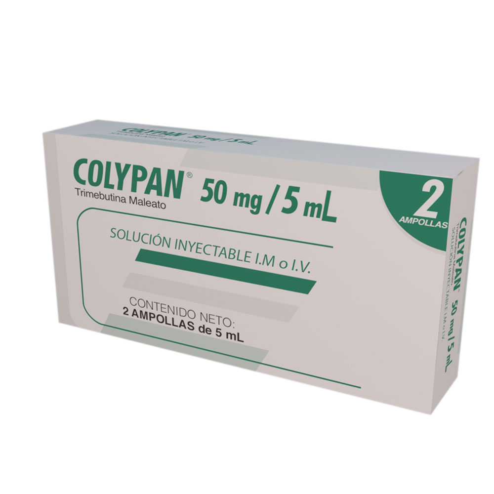 Imagen de  COLYPAN 500 mg x 5ml GRUPO FARMA x 2 Ampolla Inyectable