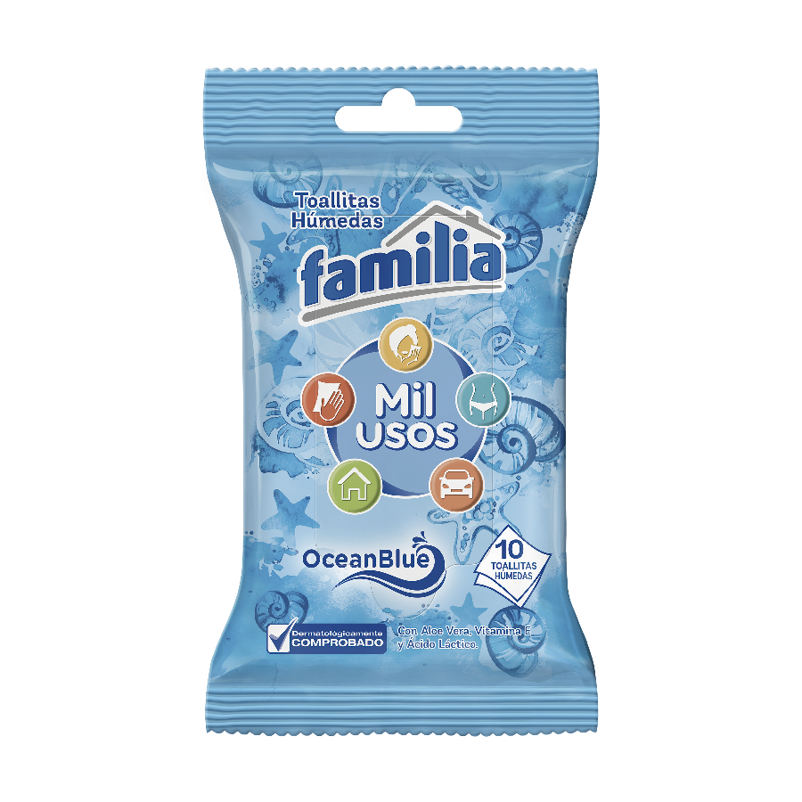 Imagen de Toallita húmeda familia 10 unidades