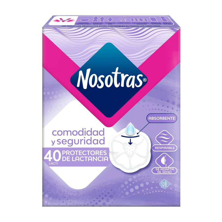 Imagen de Protector de lactancia nosotras lacti x 40 unds