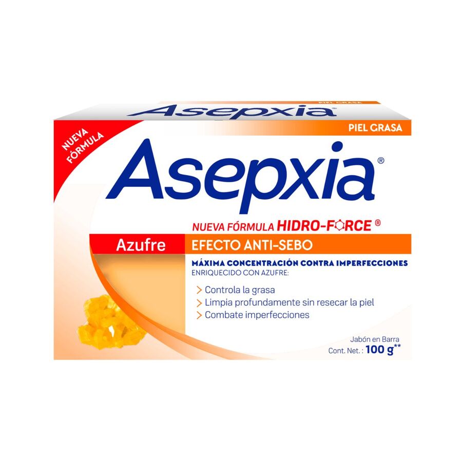 Jabón ASEPXIA Para Piel Grasa 100 g