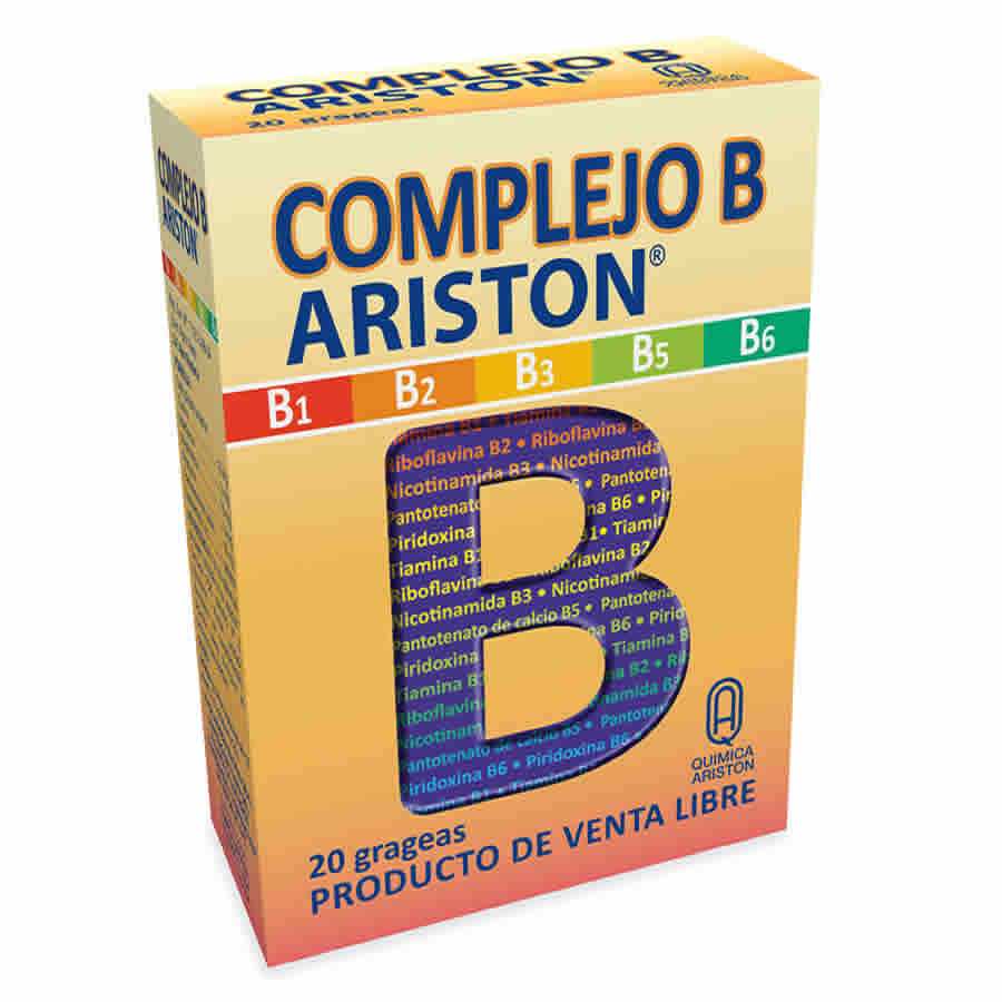 Imagen de Complejo b complejo b grageas x 20