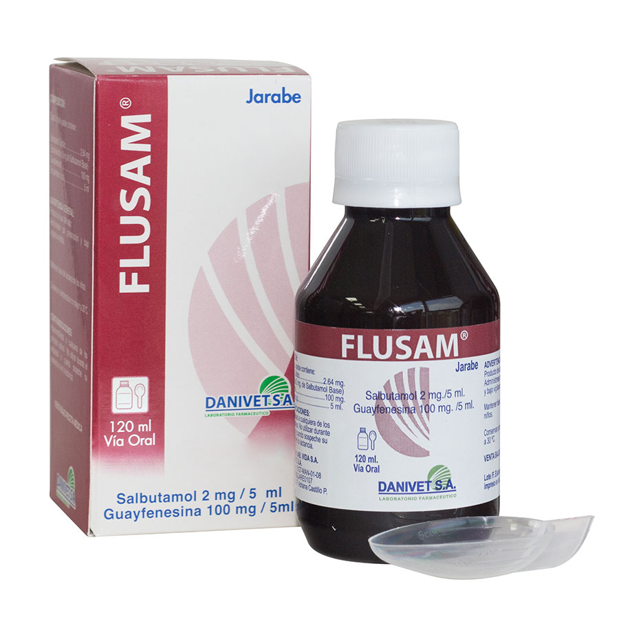 Imagen de  FLUSAN 64 mg x 100 mg DANIVET Jarabe