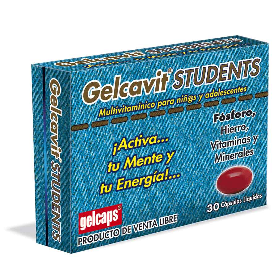 Imagen de Gelcavit students cápsulas x 30