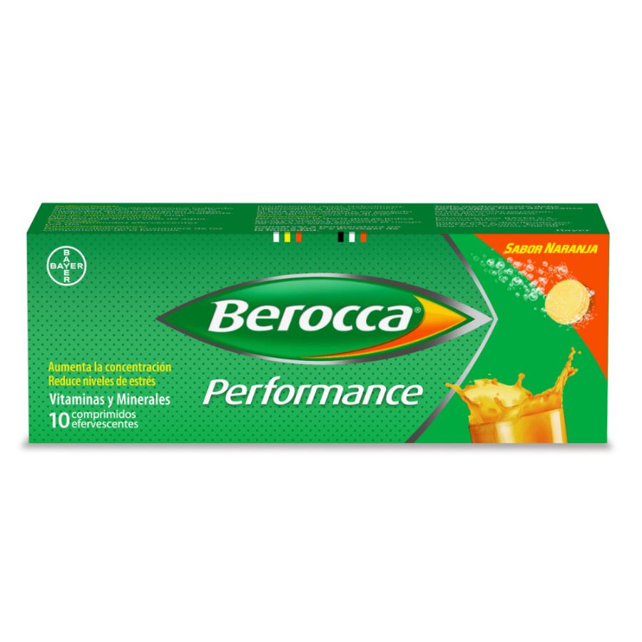Imagen de Berocca x 10 comprimidos efervescentes