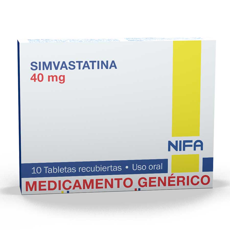 Imagen para  SIMVASTATINA 40 mg GARCOS x 10 Tableta                                                                                          de Pharmacys