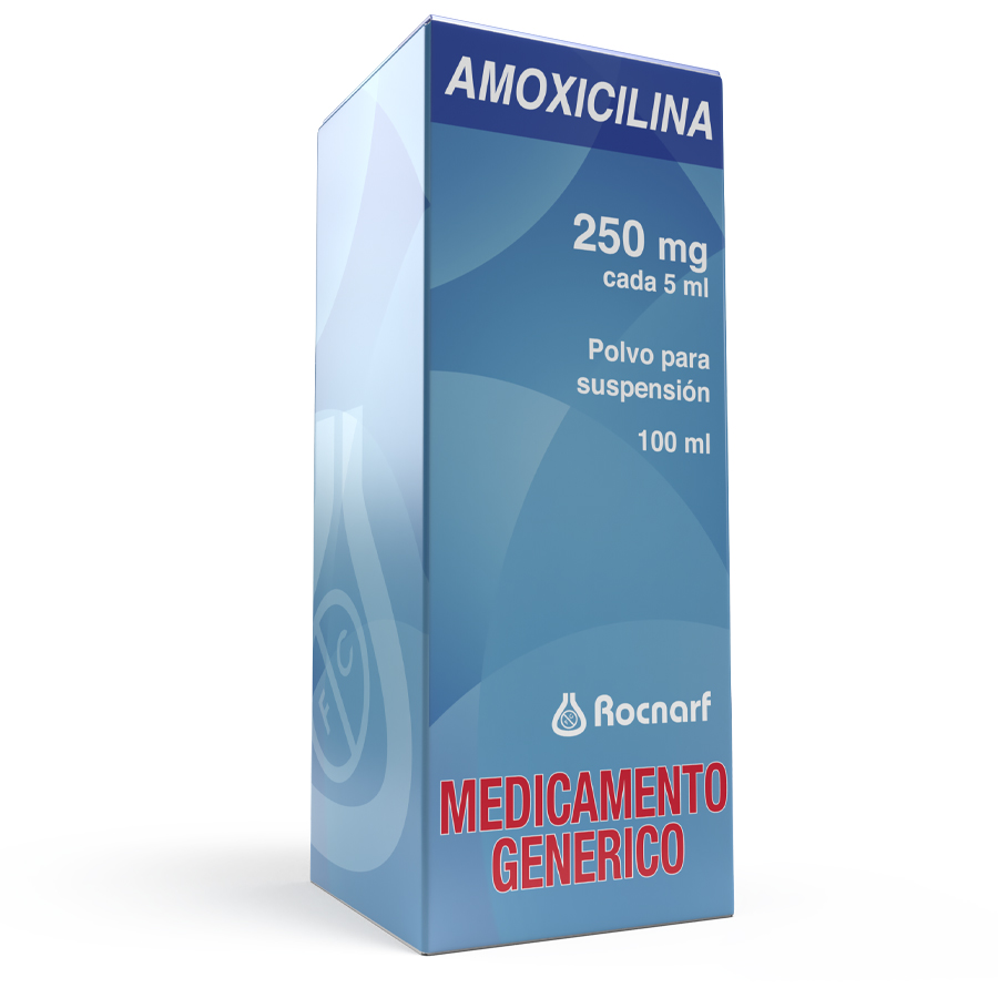 Imagen de Amoxicilina 250mg rocnarf suspensión