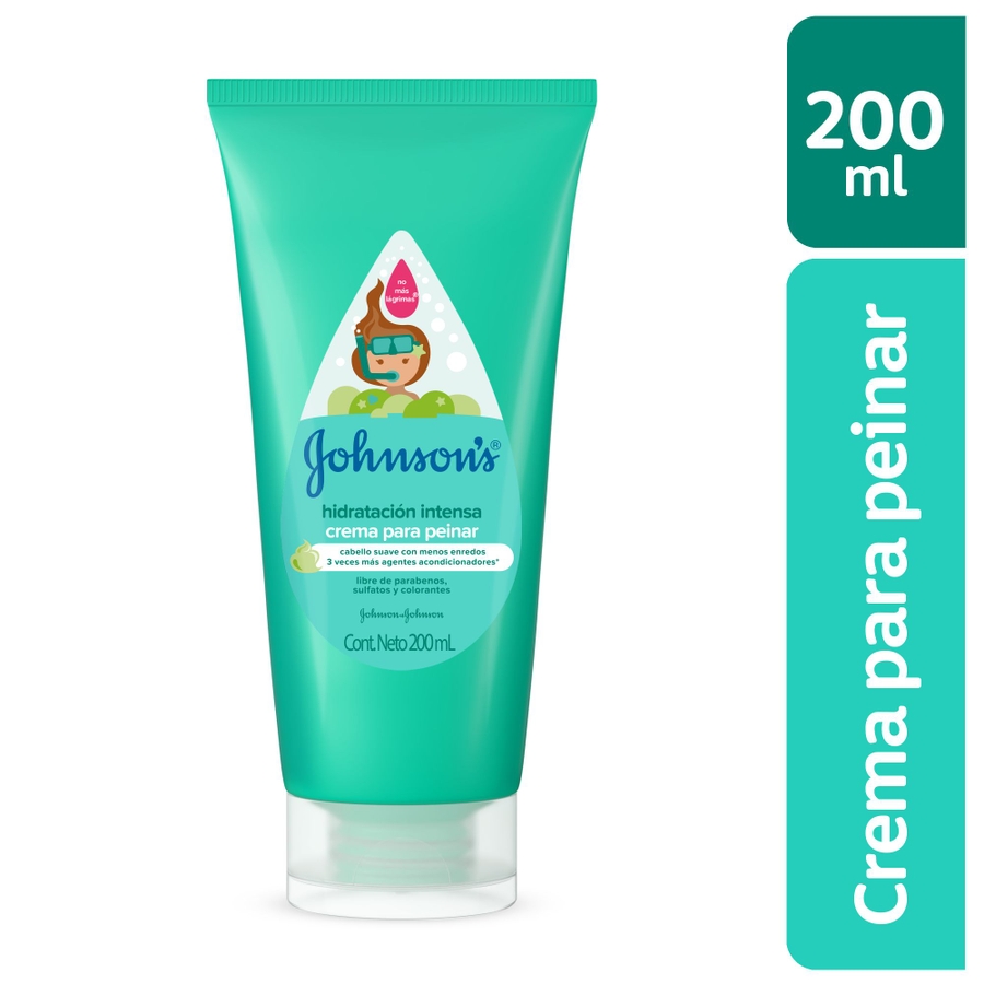 Imagen de  Crema para Peinar JOHNSON&JOHNSON Hidratación Intensa 55254 200 ml