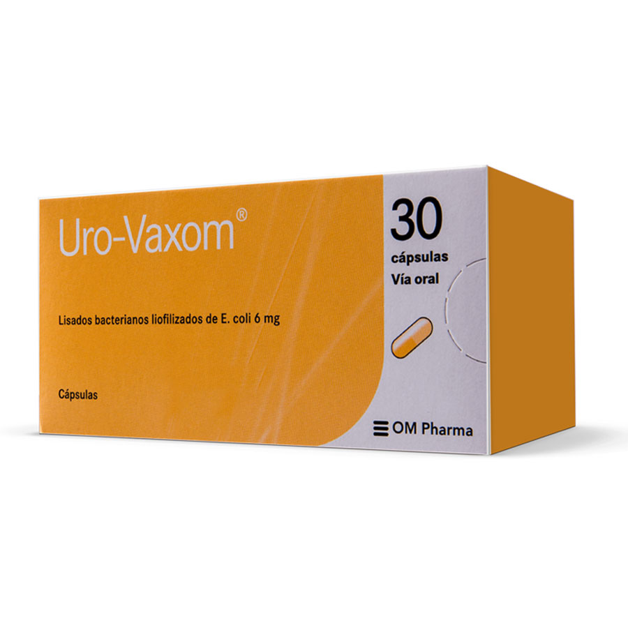 Imagen para  URO-VAXOM 6 mg OM PHARMA x 30 Cápsulas                                                                                         de Pharmacys