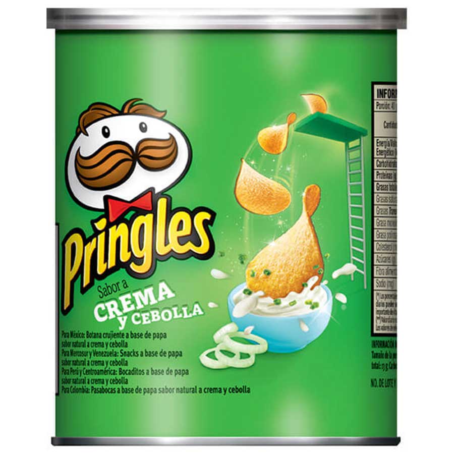 Imagen de  Papas PRINGLES Crema y Cebolla 55381 40 g