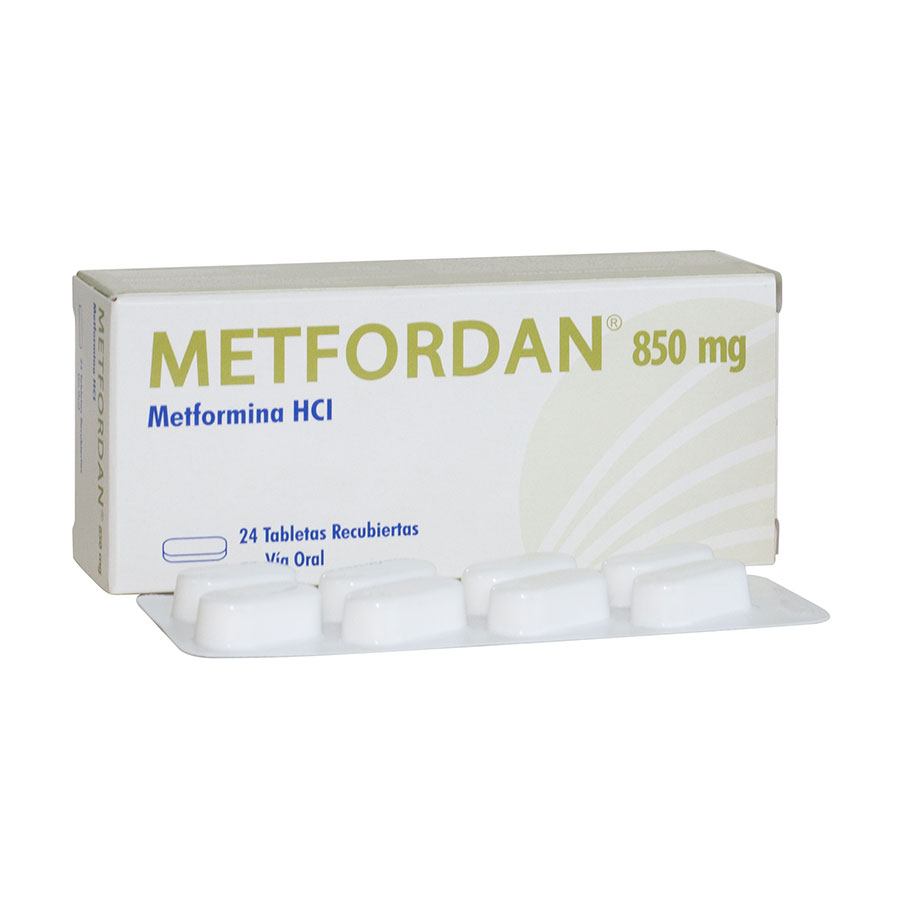 Imagen para  METFORDAN 850 mg DANIVET x 24 Tableta                                                                                           de Pharmacys