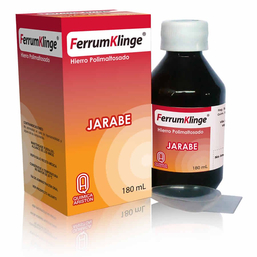 Imagen de  FERRUMKLINGE 50 mg QUIMICA ARISTON Jarabe