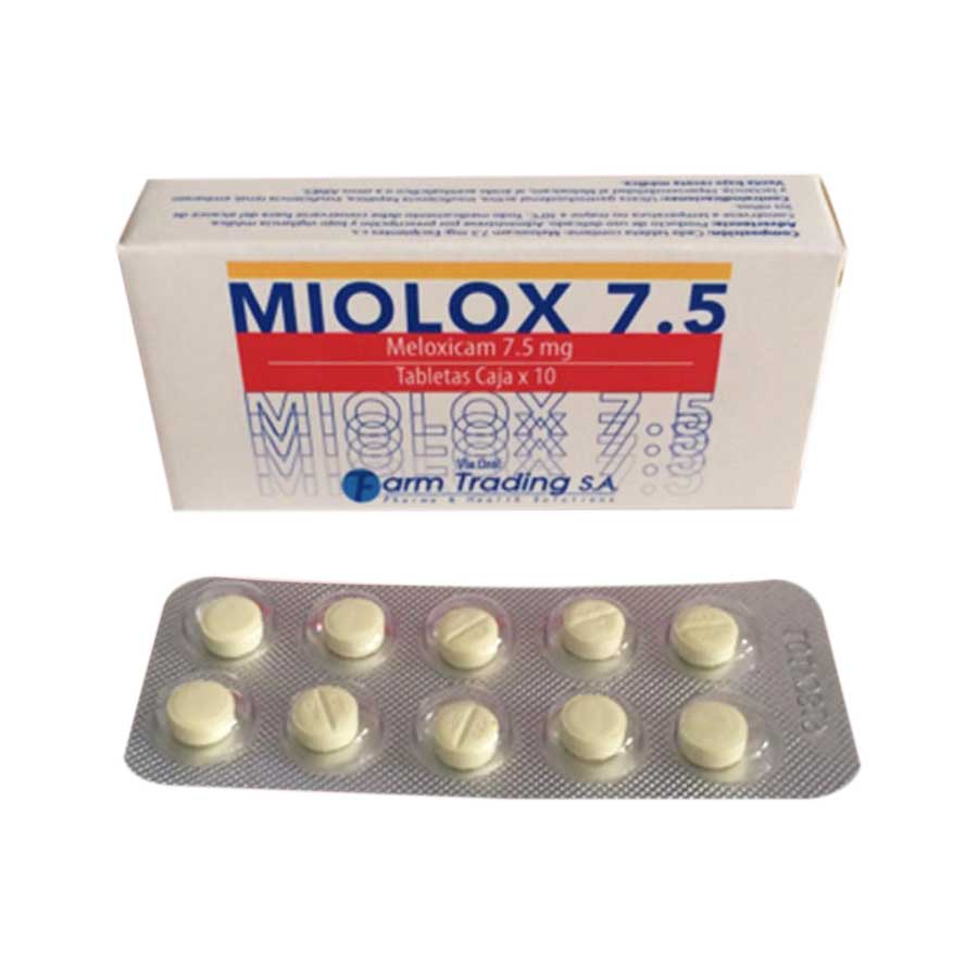 Imagen para  MIOLOX 7.5 mg FARMTRADING x 10 Tableta                                                                                          de Pharmacys