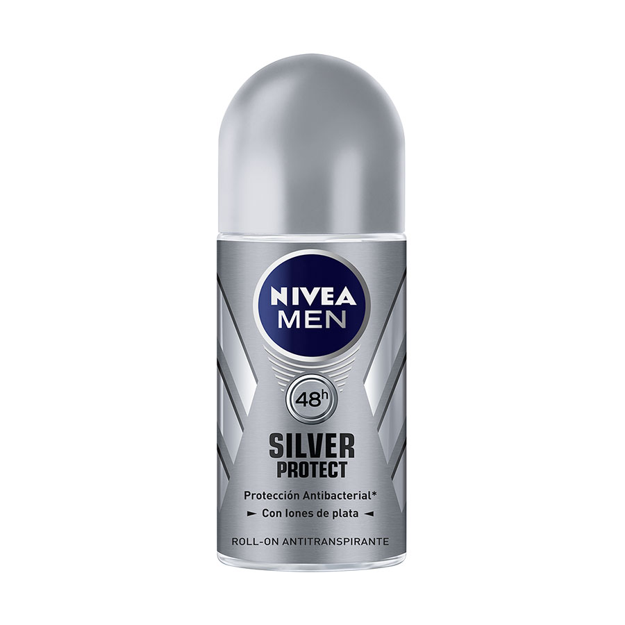 Imagen de  Desodorante NIVEA Silver Hombre Roll-On 55837 50 ml