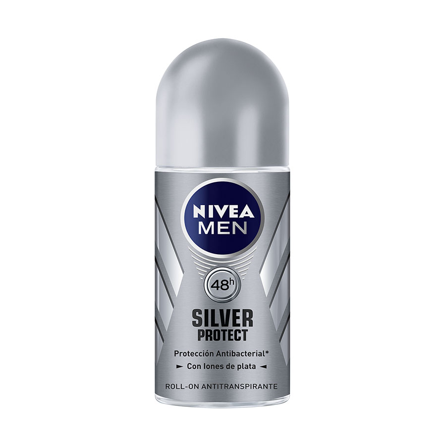 Imagen de Desodorante nivea silver hombre roll-on 50 ml