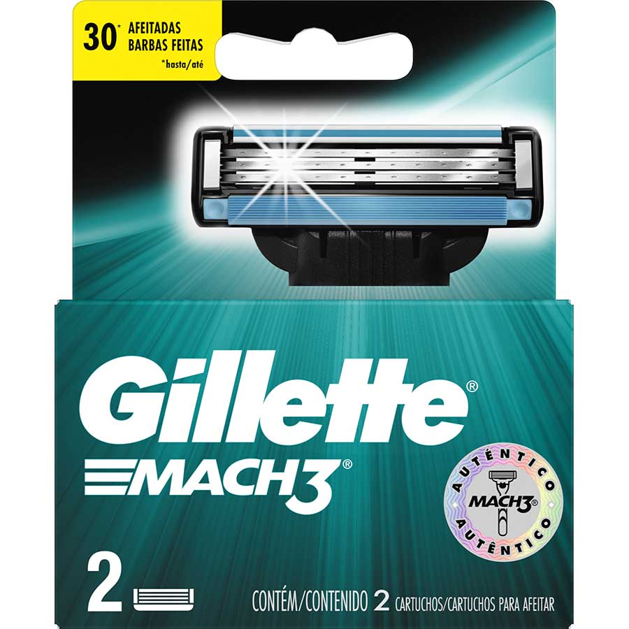 Imagen de Repuesto de afeitadora gillette mach3 2 unidades