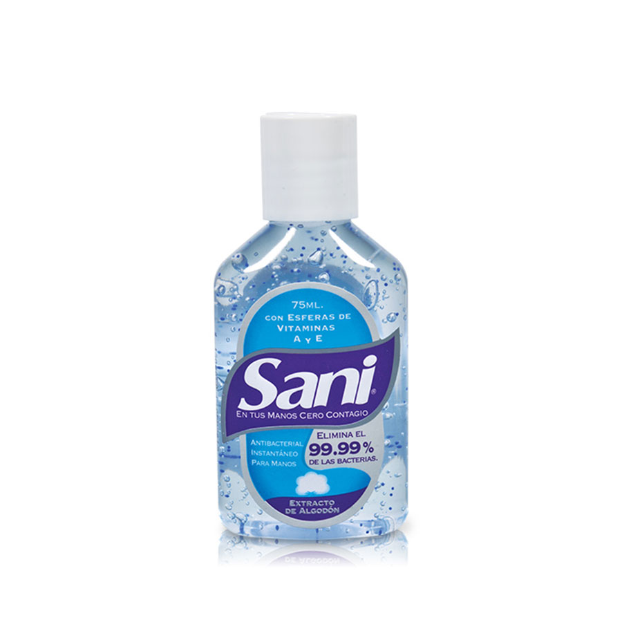Imagen de Desinfectante de manos sani gel 75 ml