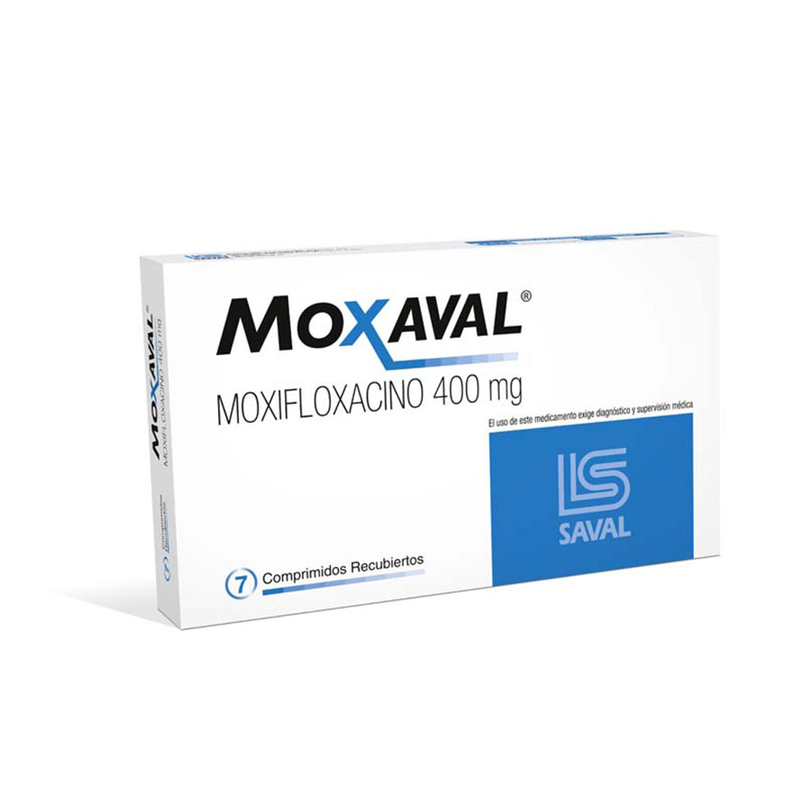 Imagen de  MOXAVAL 400 mg ECUAQUIMICA x 7 Comprimidos