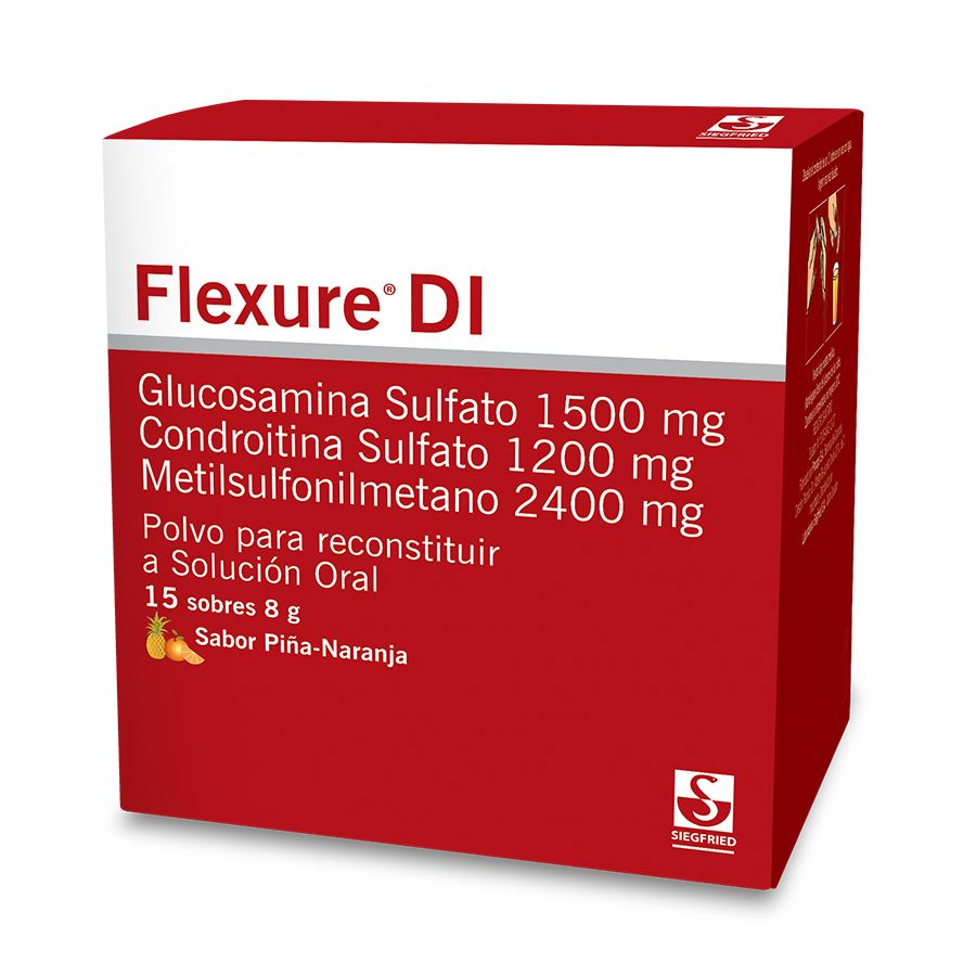 Imagen para  FLEXURE 2400 mg x 1500 mg x 1200 mg x 15 en Polvo                                                                               de Pharmacys