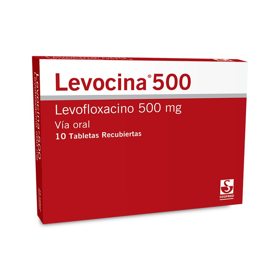 Imagen para  LEVOCINA 500 mg x 10 Tableta Recubierta                                                                                         de Pharmacys