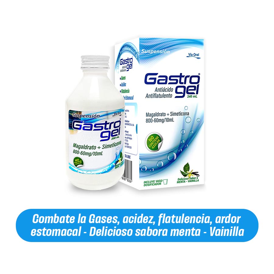 Imagen de  GASTROGEL GASTROGEL SUSx800MGx200ML