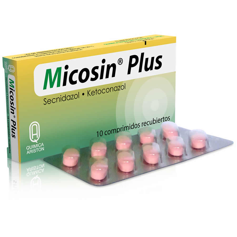 Imagen de  MICOSIN 250 mg x 200 mg QUIMICA ARISTON x 10 Plius Comprimidos