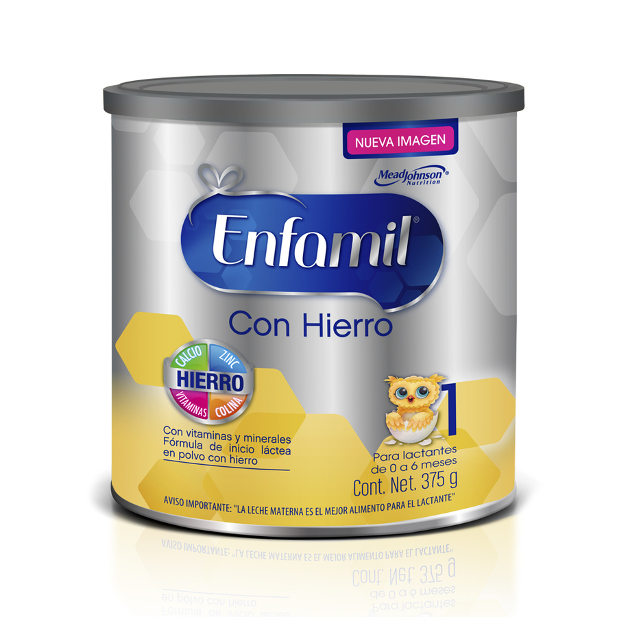 Imagen de Fórmula infantil enfamil hierro lata de 375g