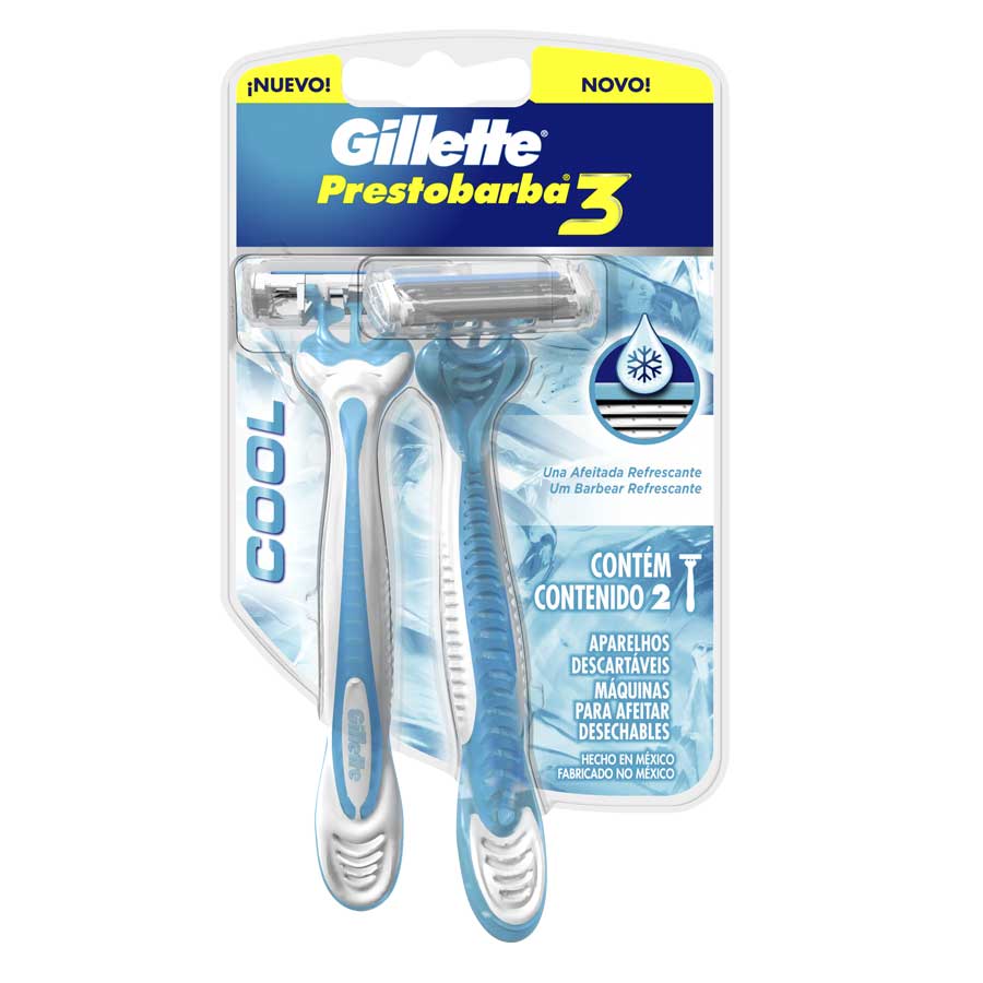 Imagen de Afeitadora desechable gillette 3 cool 2 unidades