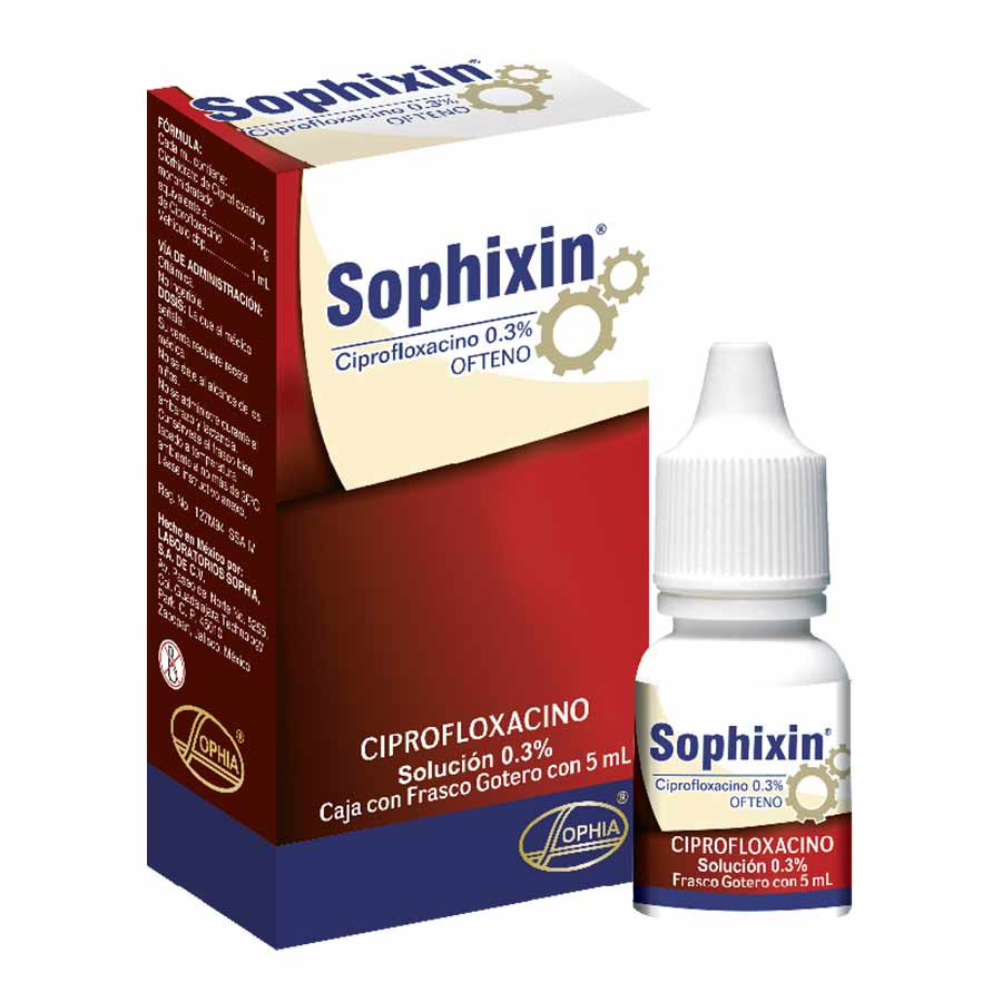 Imagen de  SOPHIXIN 3 mg SOPHIA Solución Oftálmica