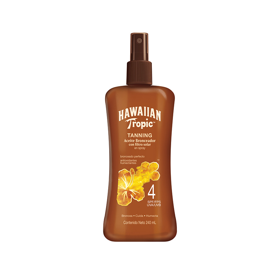 Imagen de Bronceador hawaiian tropic tanning ace en crema fps 4 240 ml