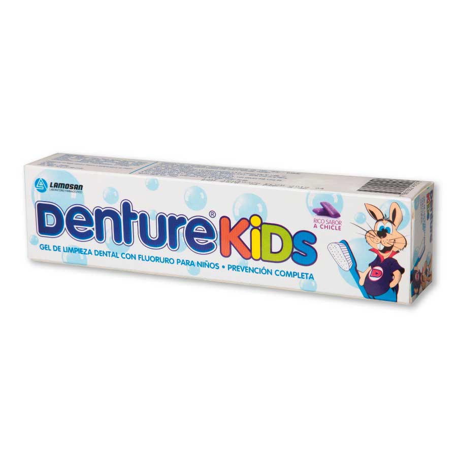 Imagen de Crema dental denture kids chicle 50 g
